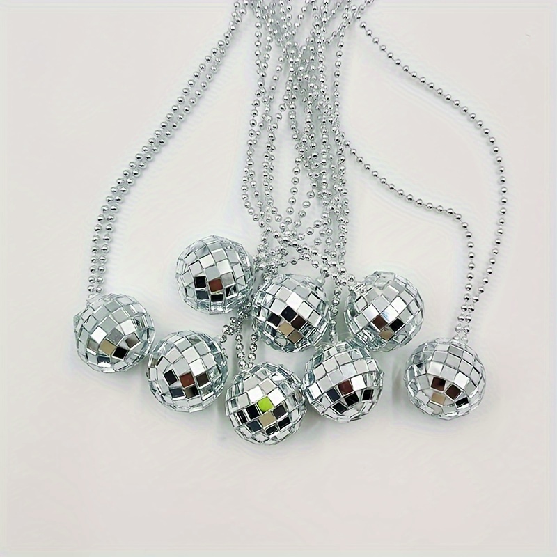 Disco Ball Mirror - 5 шт. мини-зеркальных диско-шаров-кулонов 3 см,