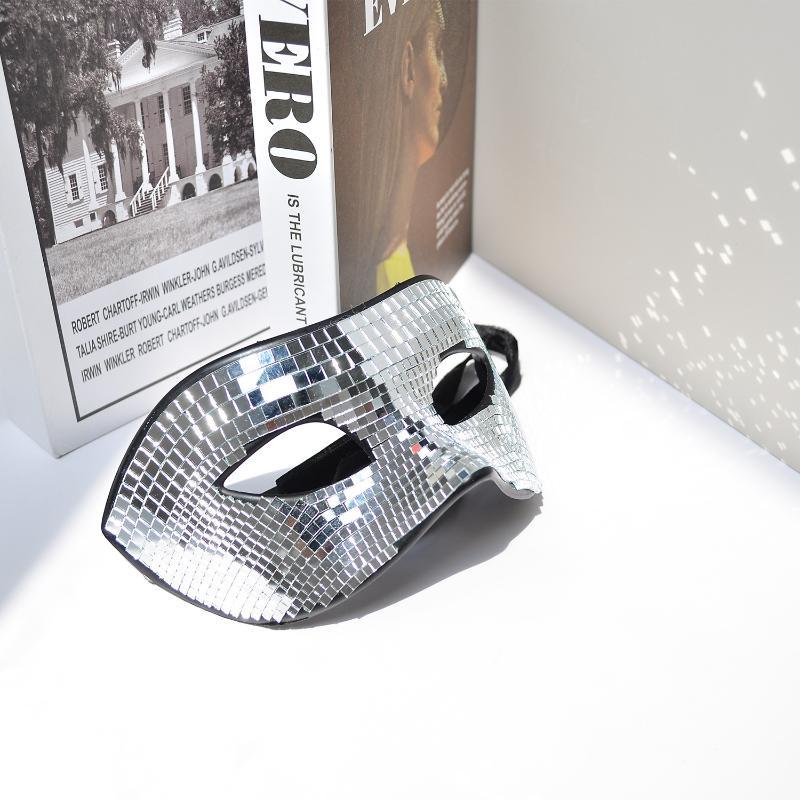 Disco Ball Mirror - Маскарадная маска с блестками Disco Bright