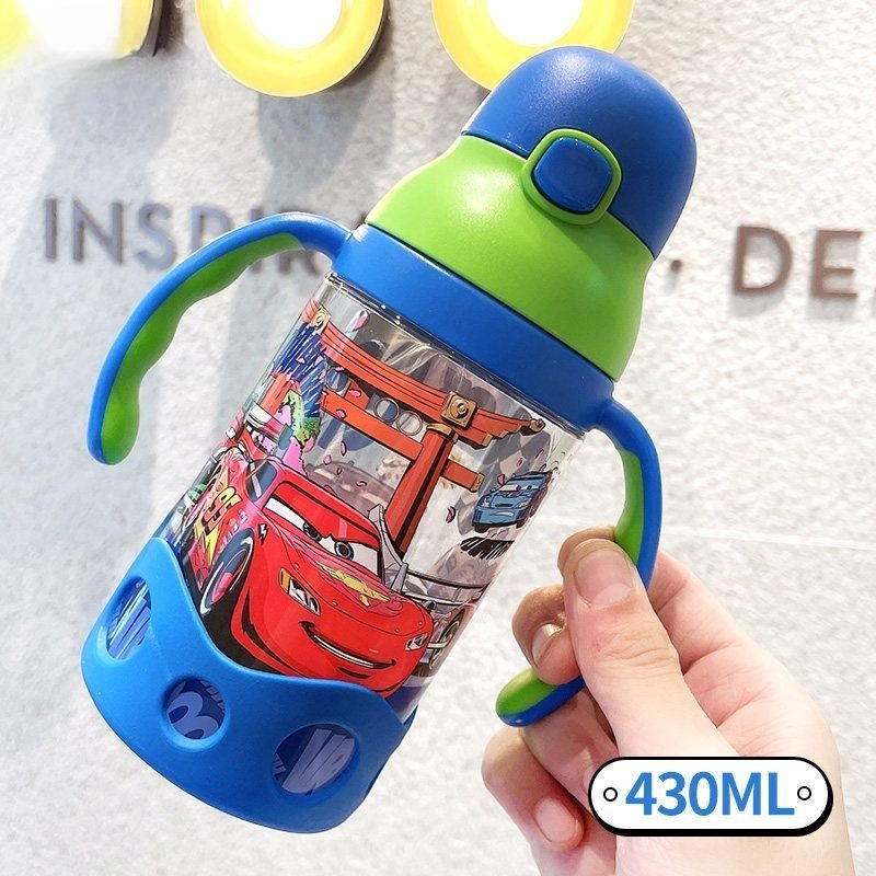 Lighting Mcqueen Decor - Мультяшные стаканы с Молниеносом Маккуином, непроливающиеся,