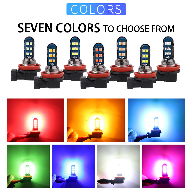 Colour Changing Bulb - 2 шт. 7 цветов Зеленый Оранжевый