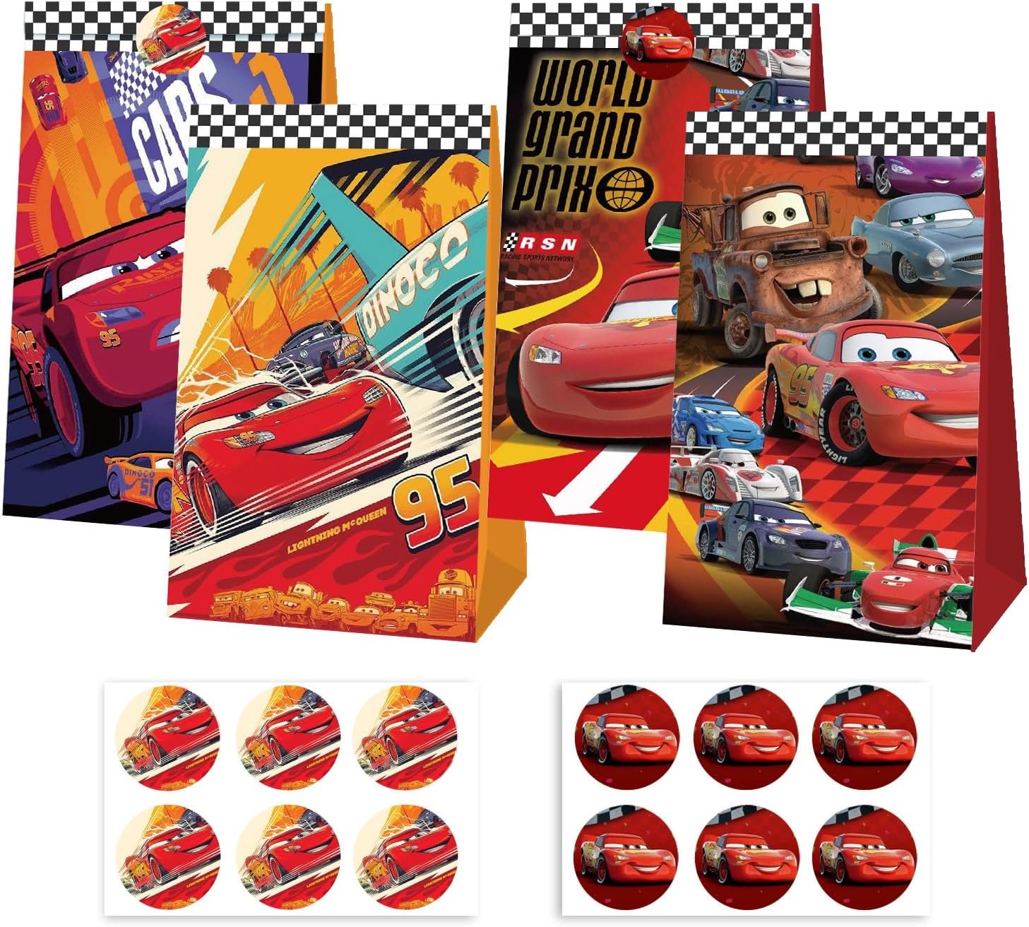 Lighting Mcqueen Decor - Милые подарочные пакеты для вечеринок с