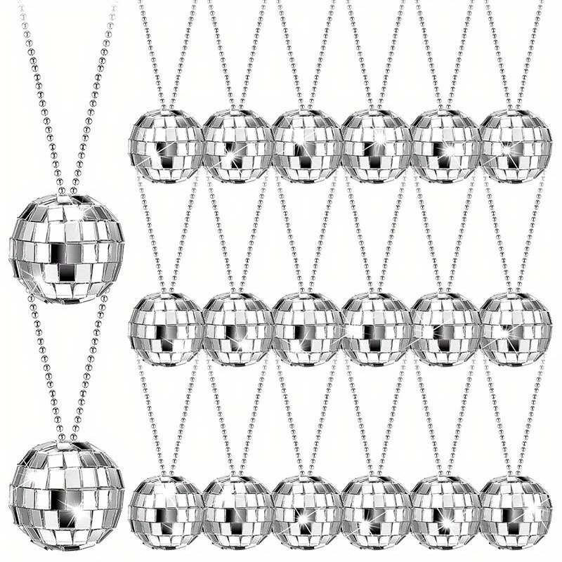 Disco Ball Mirror - 5-10 шт., зеркальные ожерелья в виде
