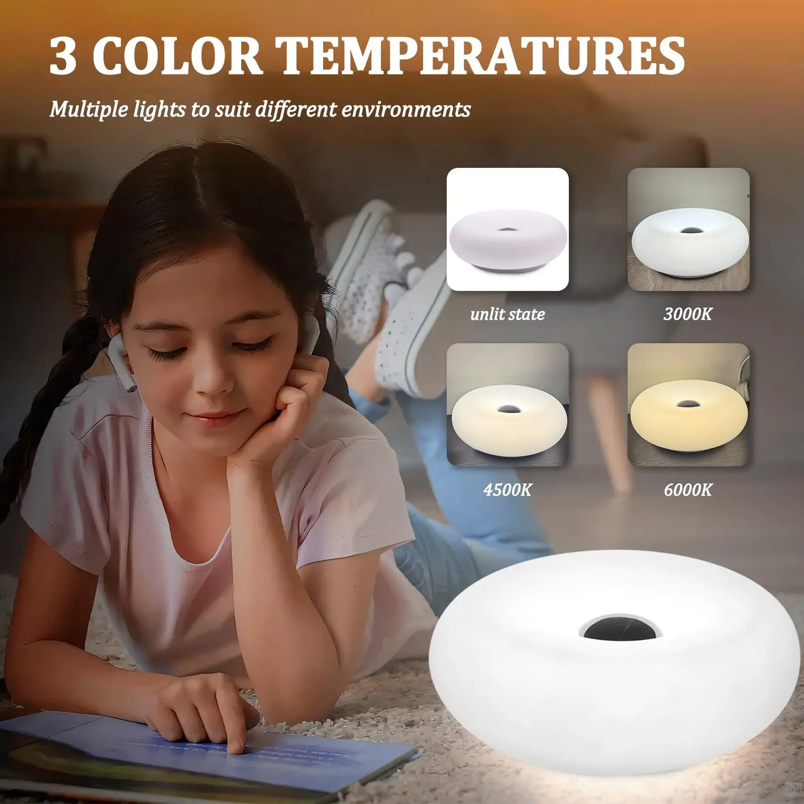 RGB-лампа в форме пончика, при – обзор и цена Ambient Lighting Decor For Room