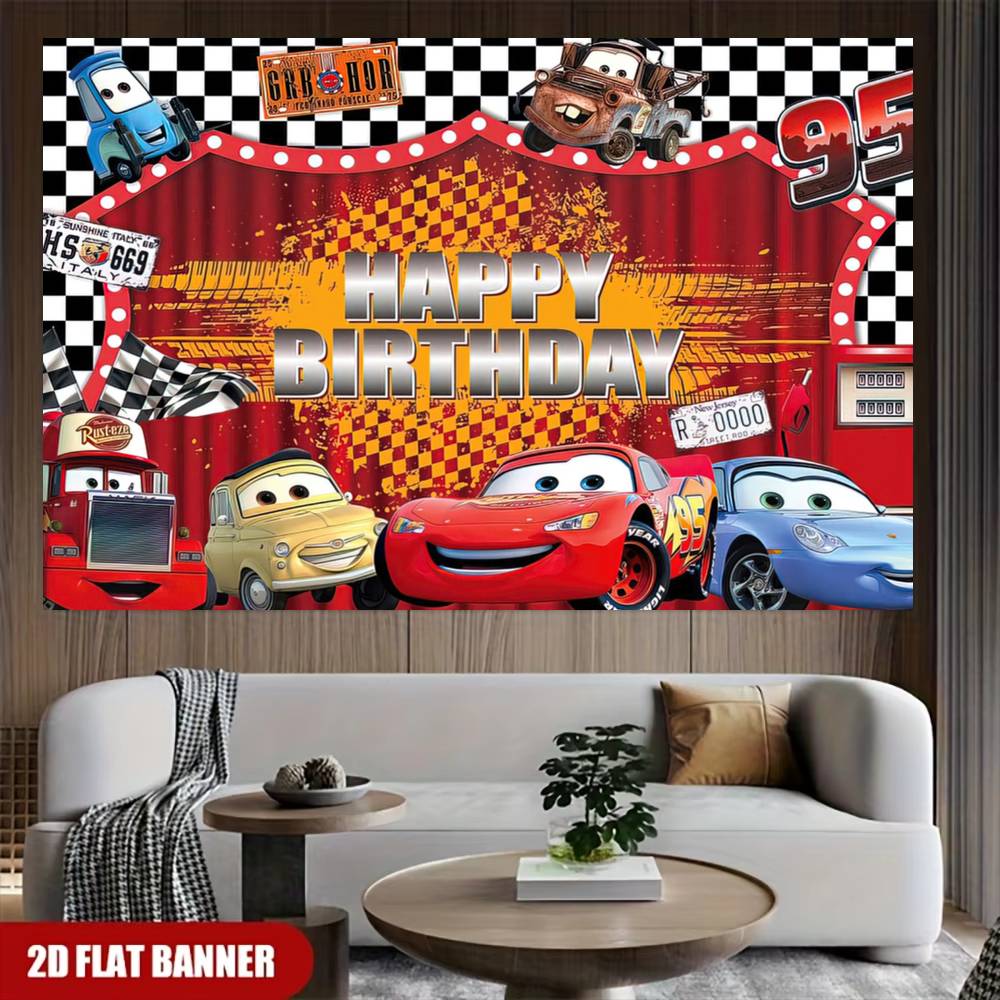 Декорации для вечеринки в стил – обзор и цена Lighting Mcqueen Decor
