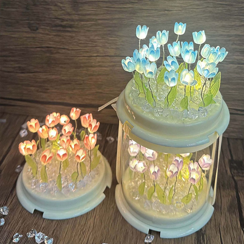 DIY тюльпан лампа имитация цве – обзор и цена Decor Lighting Table Lamps