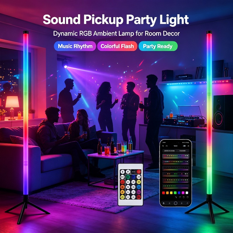 Комплект из 2 RGB LED угловых  – обзор и цена Ambient Lighting Decor For Room