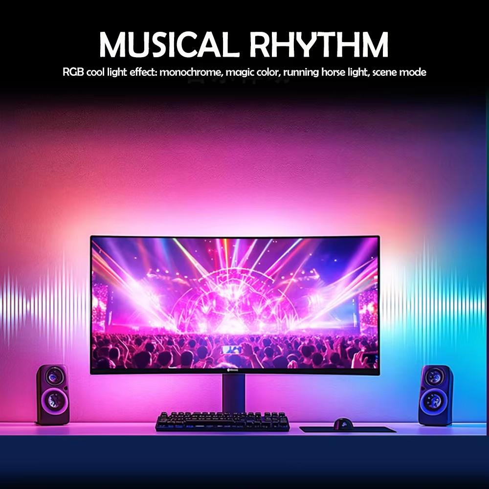 Светодиодная RGB-лента для игр – обзор и цена Ambient Lighting Decor For Room