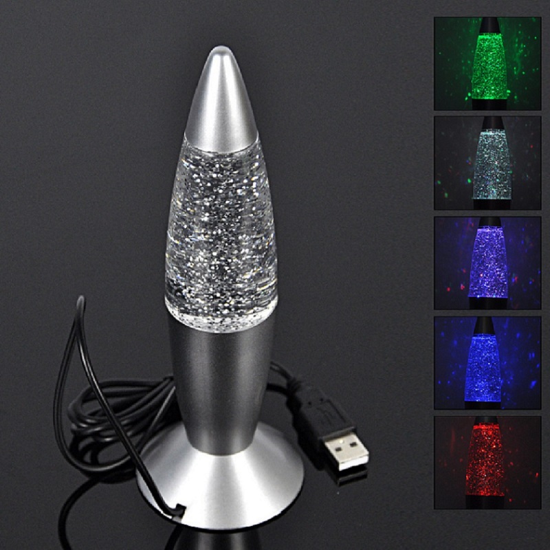 Светодиодная лампа-ракета USB, – обзор и цена Colour Changing Bulb
