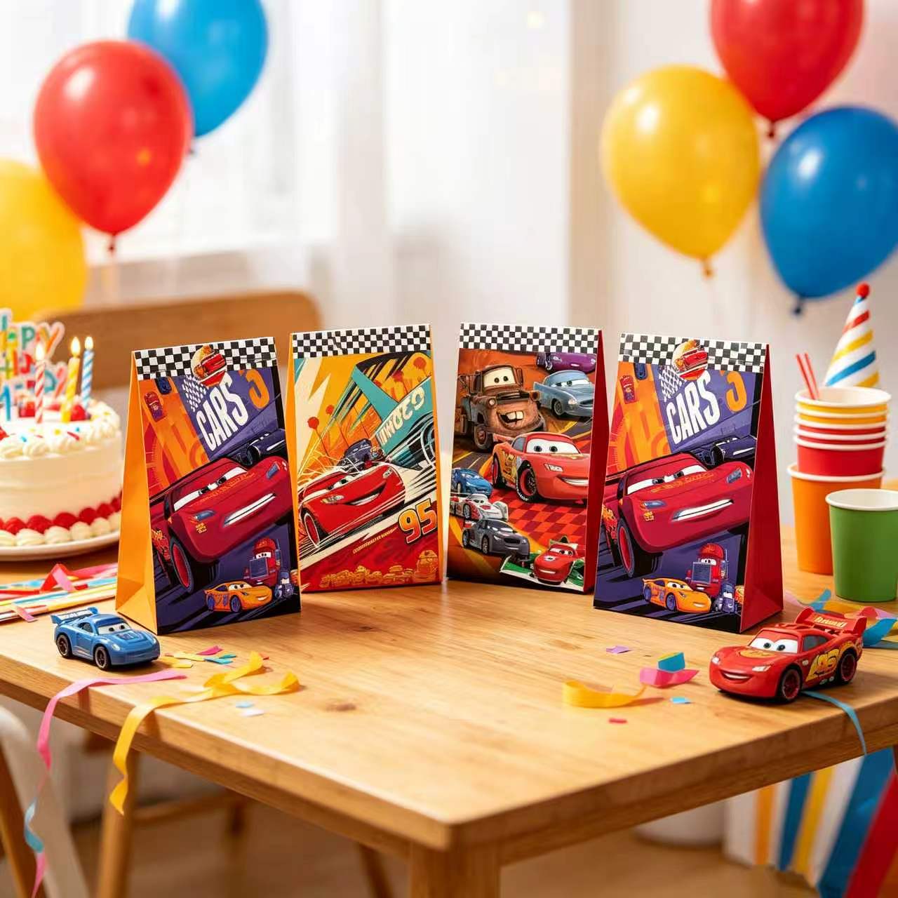 Милые подарочные пакеты для ве – обзор и цена Lighting Mcqueen Decor