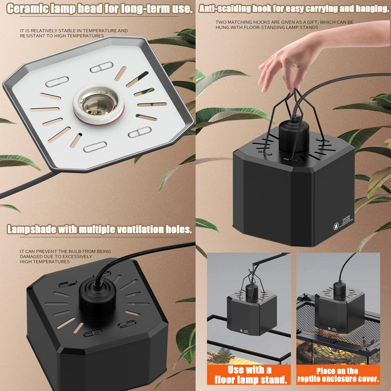 Крышка тепловой лампы для репт – обзор и цена Gecko Lighting & Decor