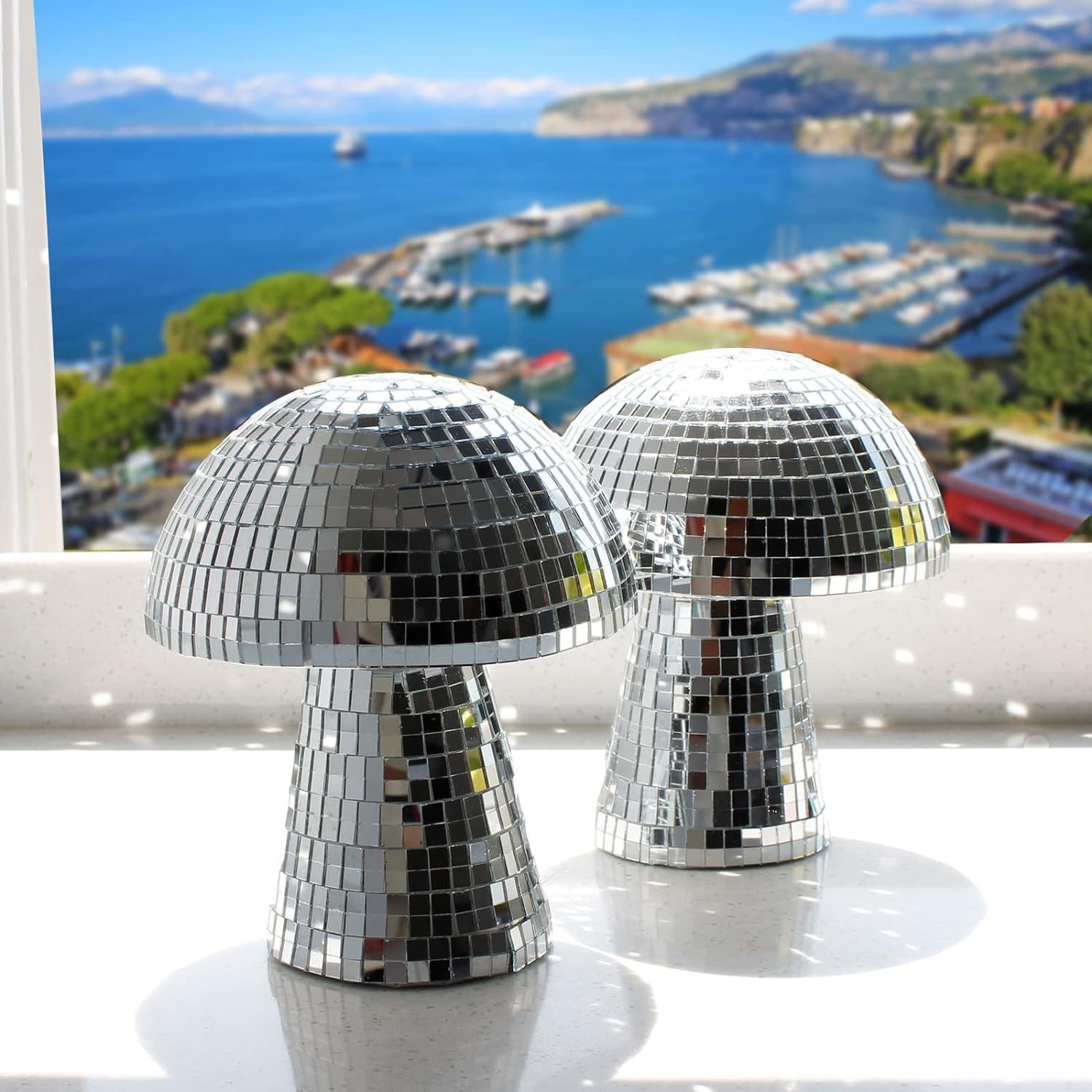 Зеркальная стеклянная плитка в – обзор и цена Disco Ball Mirror