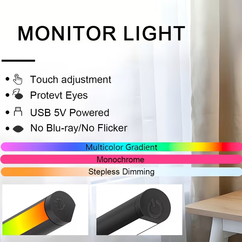 Светодиодная лампа для монитор – обзор и цена Touch Dimmer Lamp