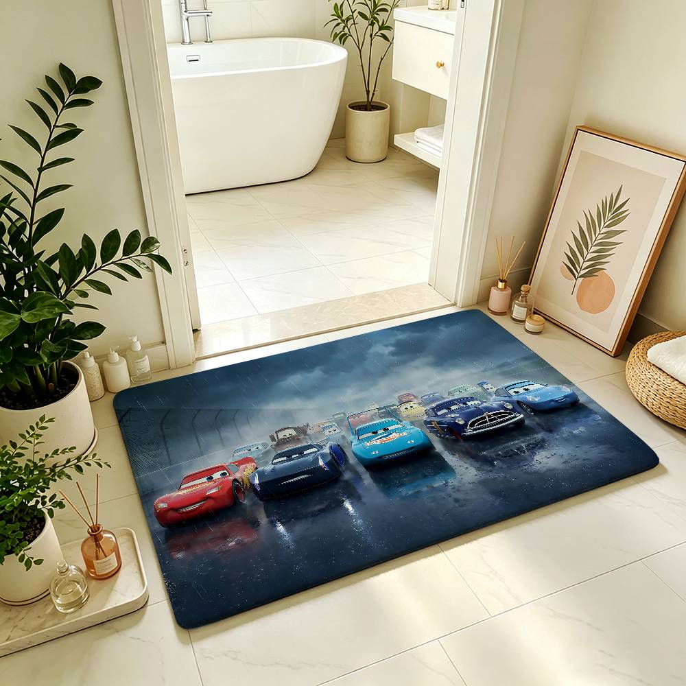 Коврик для ванной с изображени – обзор и цена Lighting Mcqueen Decor