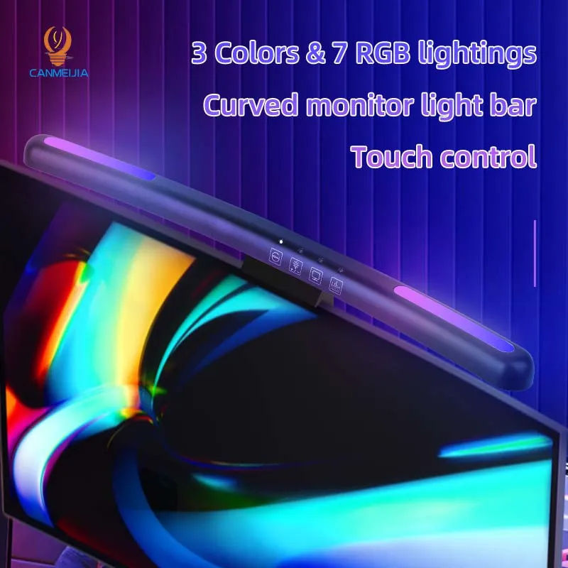 Изогнутая подсветка для монито – обзор и цена Touch Dimmer Lamp